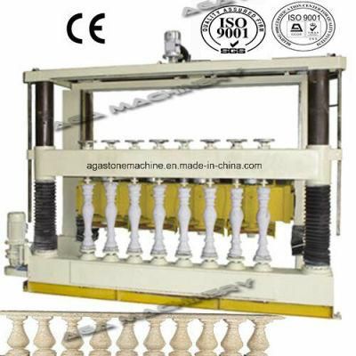 Automatic 8 Pieces Stone Balustrade Cutting Marble &amp; Granite Railing Machine High Efficiency (DYF600)