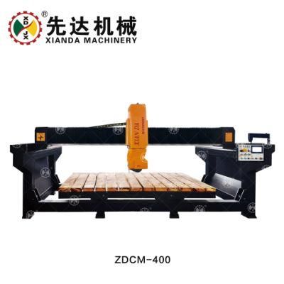 Zdcm-400 China 3 Axis Automatic Marble Granite Cutting Machine Mono Bridge Saw Machine Manufacturer