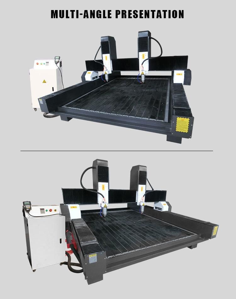 Factory Price CNC Marble Column Cutting Machine / CNC Stone Cylinder Engraving CNC Router Machines