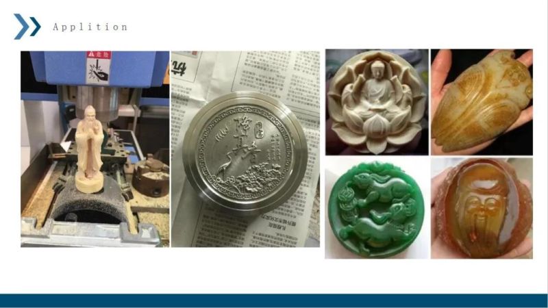 Mini Small Stone Marble Engraving Machine Gd4040