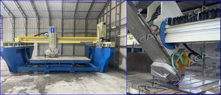 Robust Monoblock Stone Bridge Saw with 45 Miter Cut for Granite Marble Cutting (XZQQ625A)