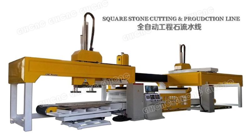 Stone, Marble, Granite, Bridge Cutting & Palletizing Machine Line, Bridge Cutter