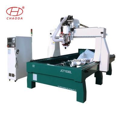 Marble Routing Machine CNC 3D Statue Carver with Cutting Saw