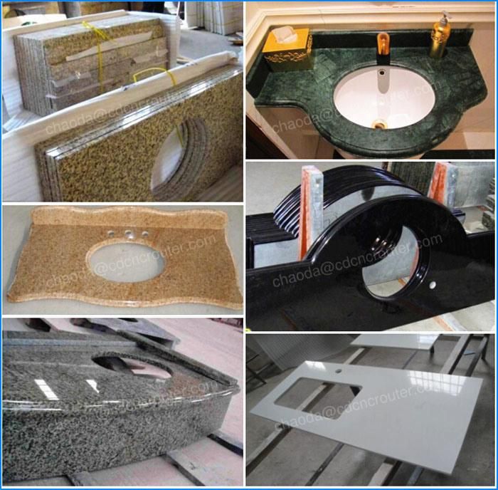 Stone Atc CNC Cutting and Milling Machine for Kitchen and Washroom Marble Countertop/ Basin Sink