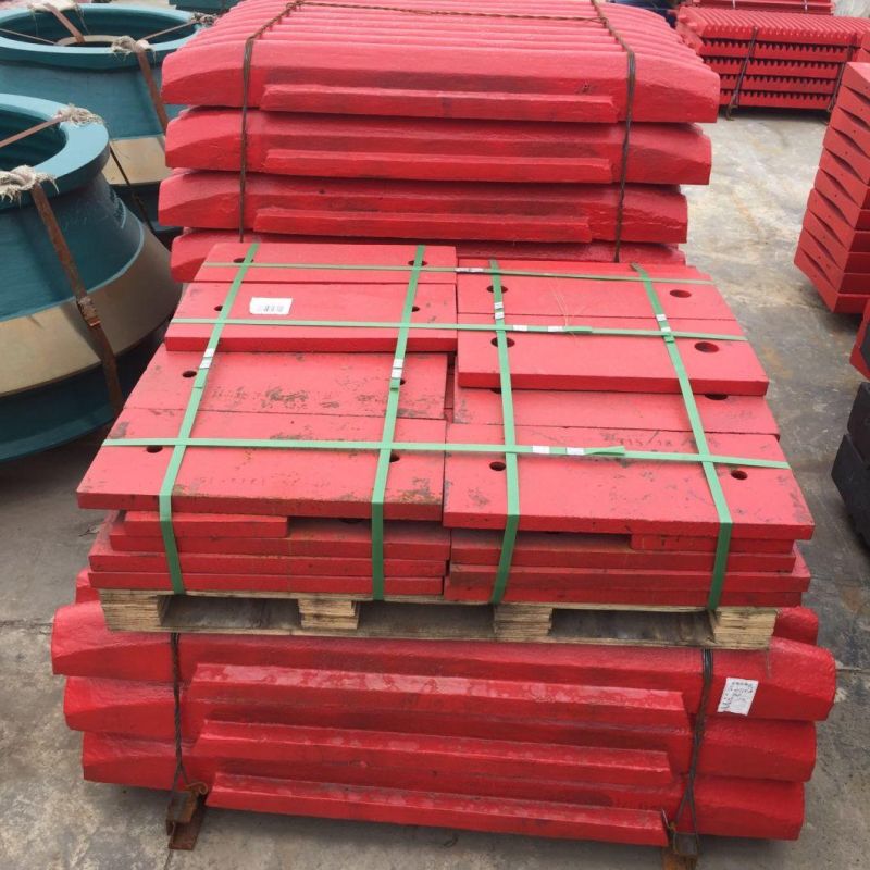 Jaw Plate with Good Quality for Jaw Crusher