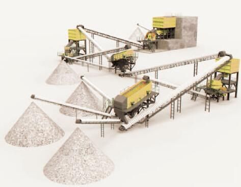 High Performance Stone Crushing Line with Capacity 100-800 Tph