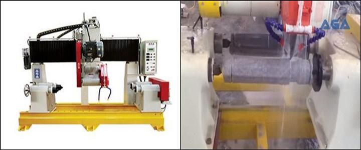 Multiblade Stone Lathe Machine for Cutting Granite/Marble Pillar/Column