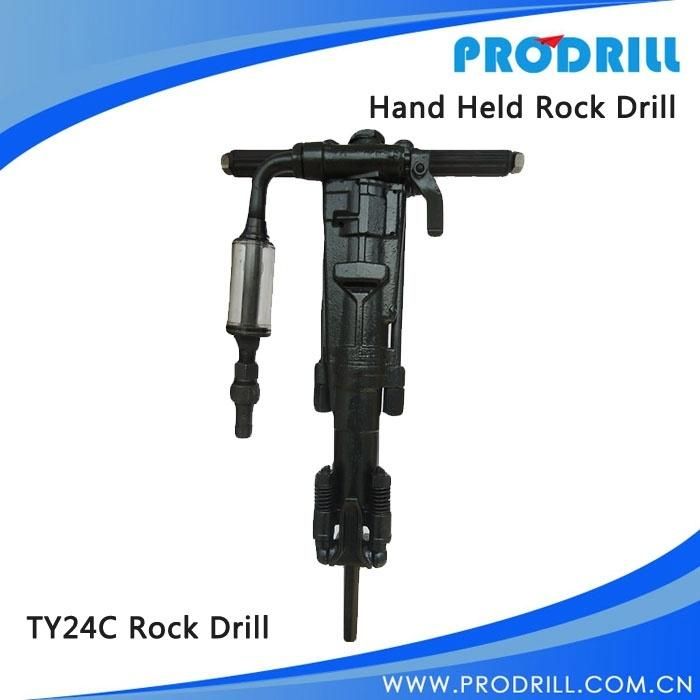 Most Efficient Hand Held Rock Drill Yt24 for Drilling Operations