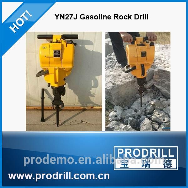 Yn27 Hand Held Pneumatic Gasoline Powered Rock Drill for Quarry