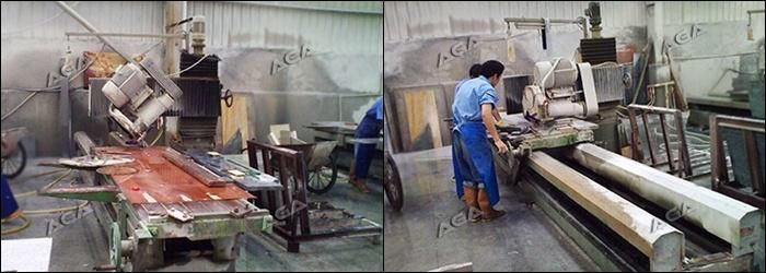 Stone Marble Granite Edge Cutting Machine with Blade Tilting 45 Degree Optional (QB600)