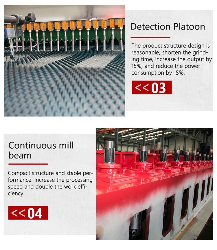 Datang Full Automatic Multi Head Granite Polishing Machine for Large Slab