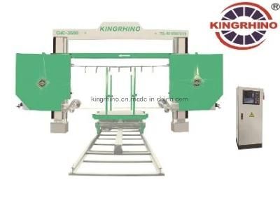 High Efficient CNC-3500 Diamond Wire Saw Machine for Marble Granite Slabs