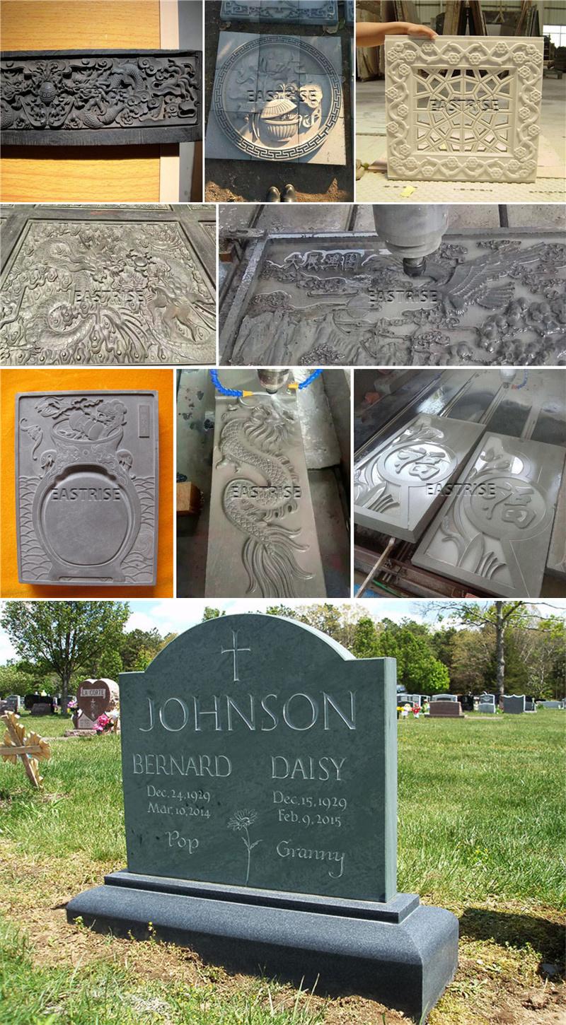 High Precision Double Head Metal Granite Headstone Engraving Machine Stone CNC Router
