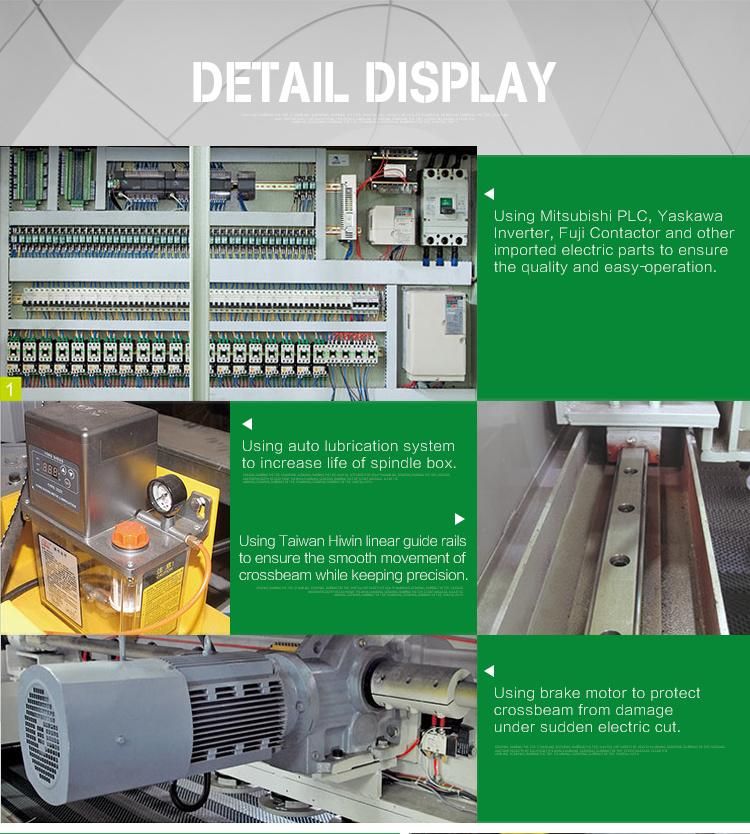 Heavy Duty Fickert Head Granite Continuous Profiling Polishing Machine