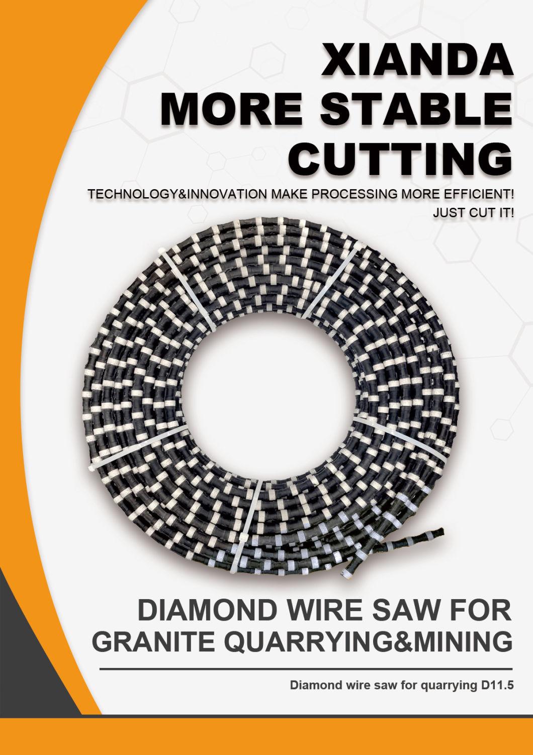 Granite Marble Quarry Stone Diamond Wire Saw Cutting Machine Qws-37-75