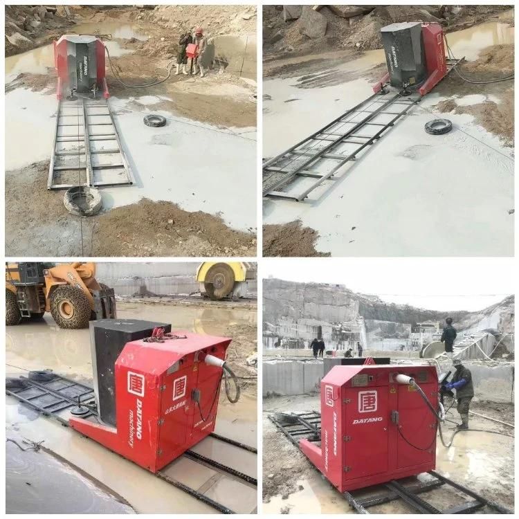 Datang Quarry Mining Diamond Wire Saw Granite Stone Block Cutting Machine