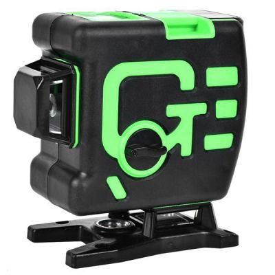 12-Line Green Light Remote Control Plastic Box 360-Degree High-Precision Wall-Mounted Two-in-One Laser Level I290752
