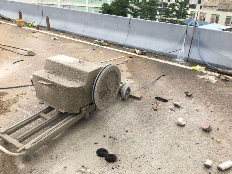 Fast 22kw Wire Saw Cutter for Construct Demolition Concrete Cutting Machine
