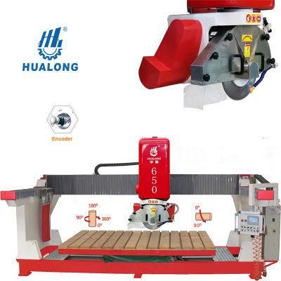 Bridge Cutting Machine Granite High Quality Infrared Automatic Mono Bridge Stone Cutting Machine Hlsq-650