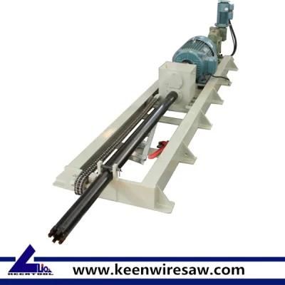 Stone Quarry Diamond Wire Holes Making Horizontal Drill Machine