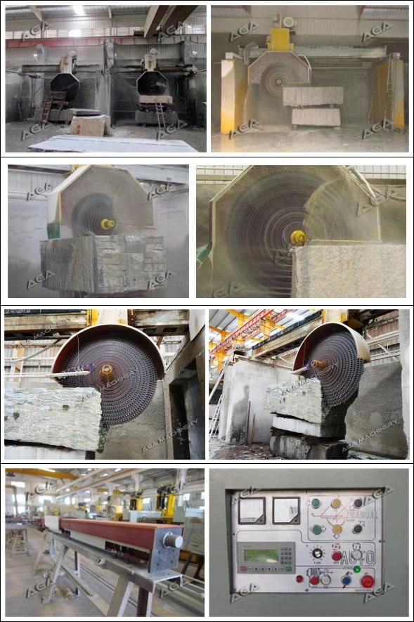 Multi Blades Block Cutting Machine Sawing Granite Marble Stones Automatically (DQ2200-DQ2500-DQ2800)