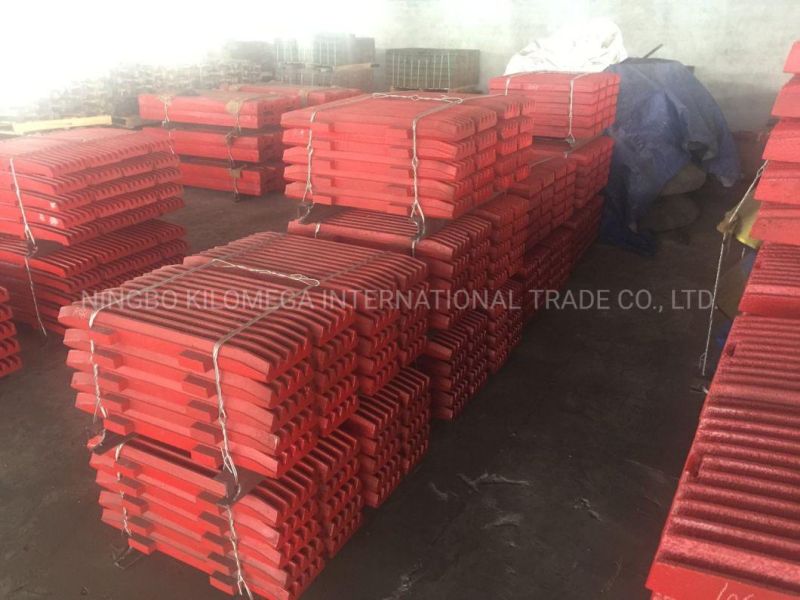 Jaw Crusher Spare Parts Fixed and Movable Jaw Plate