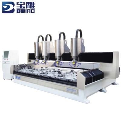 Bd2525A Four Heads Stone CNC Router Machine