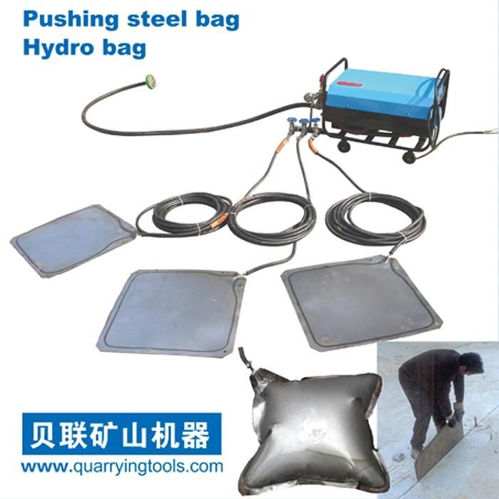 2021 Marble Cutting Stone Block Pushing Steel Cushion Water Hydo Bag