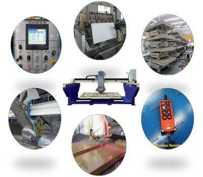 Robust CNC Machine Granite Bridge Saw Cutting Countertops Automatically (XZQQ625A)