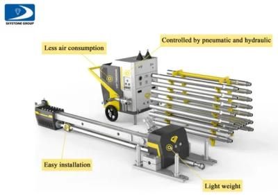 Efficient Hydraulic &amp; Pneumatic Down The Hole Drill for Granite Quarry