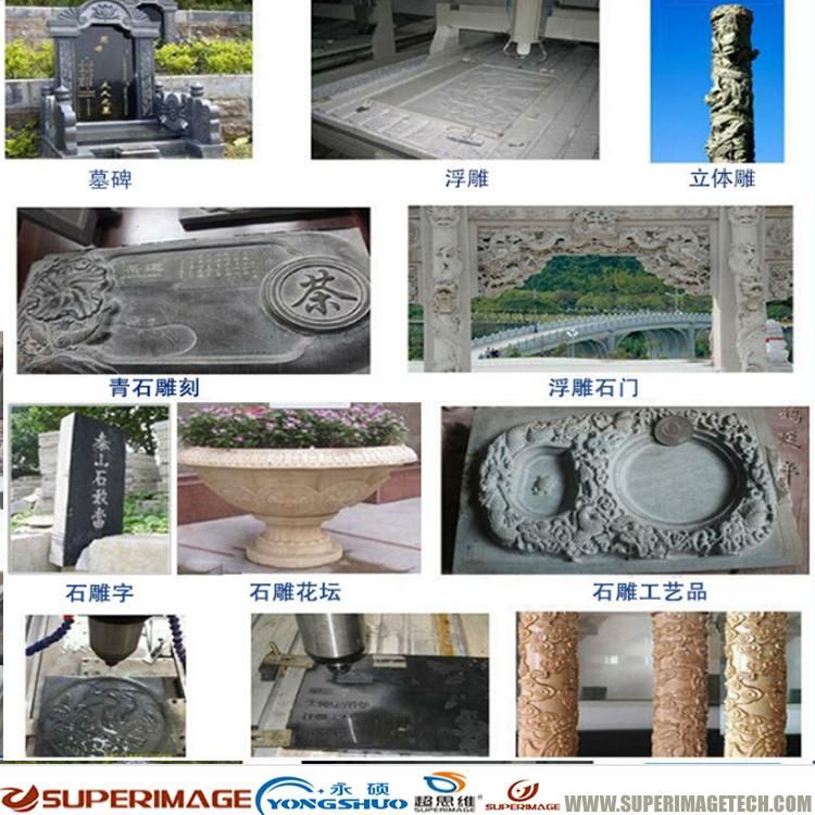 Stone Carving Machine/CNC Router/Marble Miling Machine/Granite Cutting Machine/Porcelain CNC Router