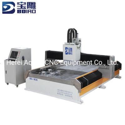 Mars Stone CNC Router Carving Machine /Engraving Machine with Polishing and Chamfering
