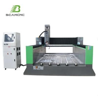 3D Stone Carving CNC Routers Machine for Marble Glass Rubber Sheet Cutting
