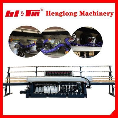 Jadestone Granite Henglong Standard 9head Sink Hole Edge Polishing Machine