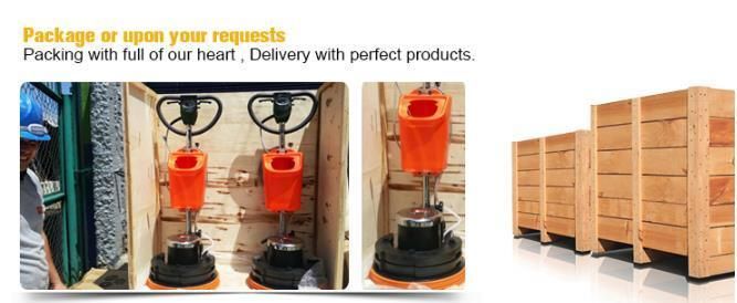 Dry Grind New Pivot Wooden Box Packaging Equipment Concrete Polisher