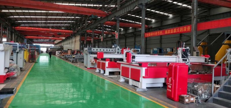 Hualong Machinery Supplier 3 Axis Automatic Mono-Block CNC Stone Countertops Sink Cutting Workcenter Machine for Granite Quartz Marble Glass Benchtops