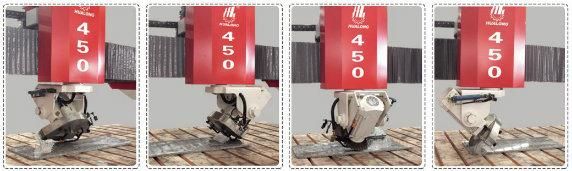Hualong Machinery Bridge Saw Stone Cutting Machine with Laser Hlsq-450