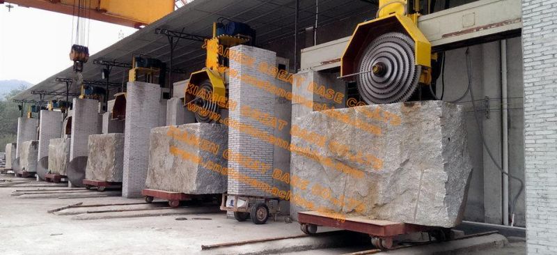 Multi Blade Granite Bridge Saw Stone Block Cutter Machine