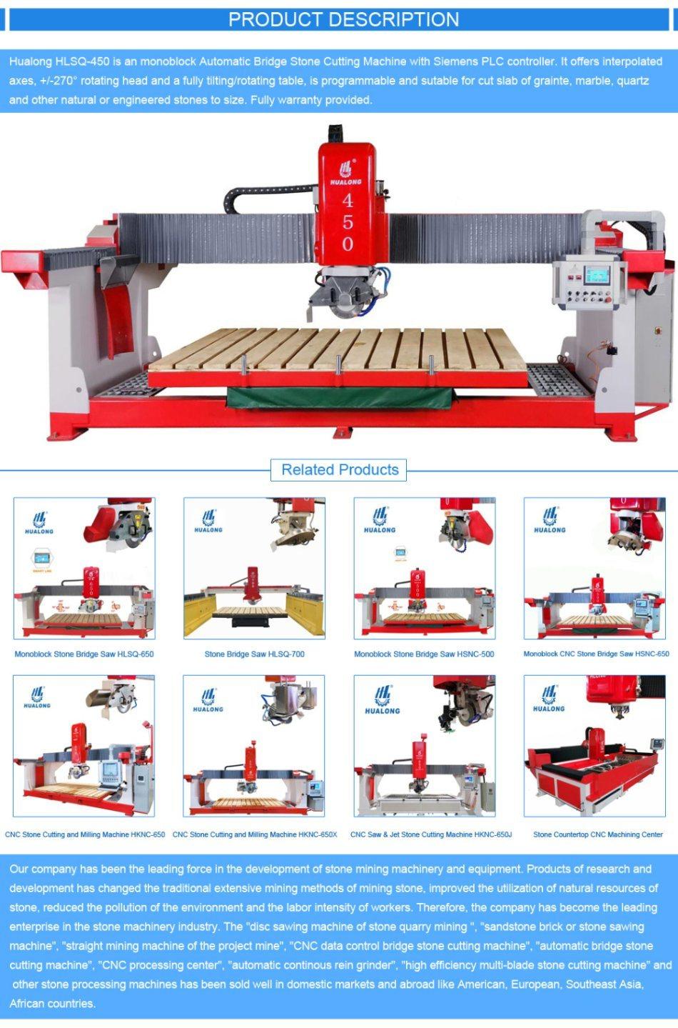 Monoblock Bridge Saw Granite Marble Stone Tile Cutting Machine