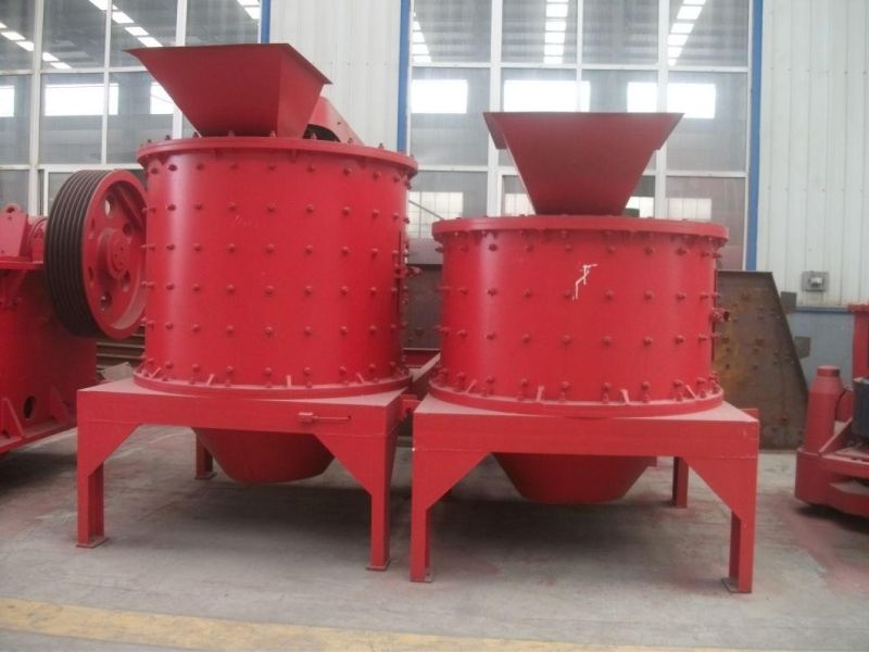 Mining Vertical Compound Crusher for River Stone Pebbles, Dolomite, Quartz Sand Crushing with Fine Discharge of 3-5mm