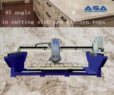 PLC Granite Marble Bridge Cutting Machine for Stone Slabs (XZQQ625A)