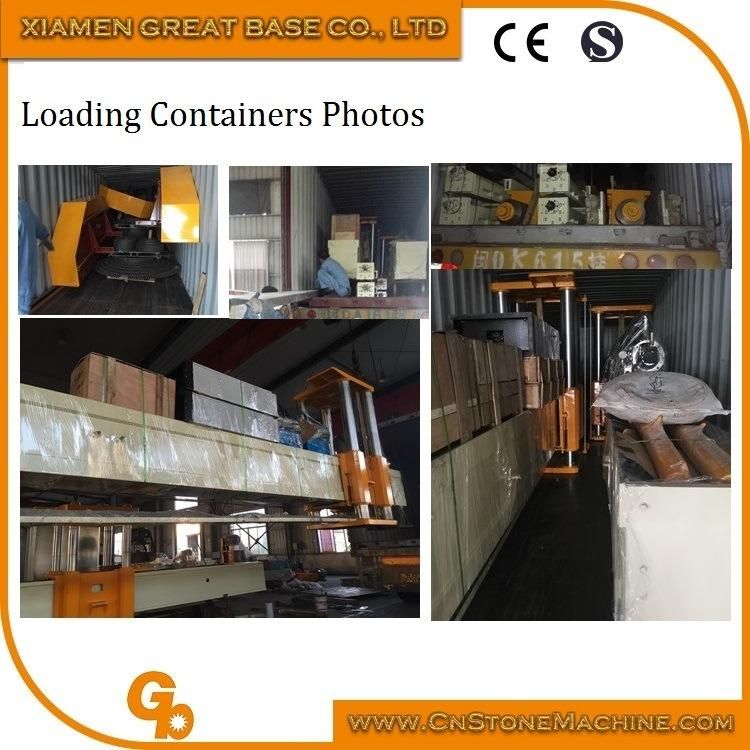 Multi Blade Bridge Type Granite Block Stone Cutting Machine