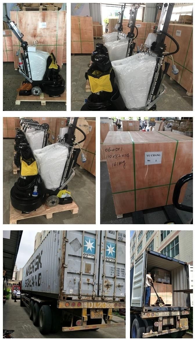 Electric Concrete Floor Grinding Machine with CE Certification