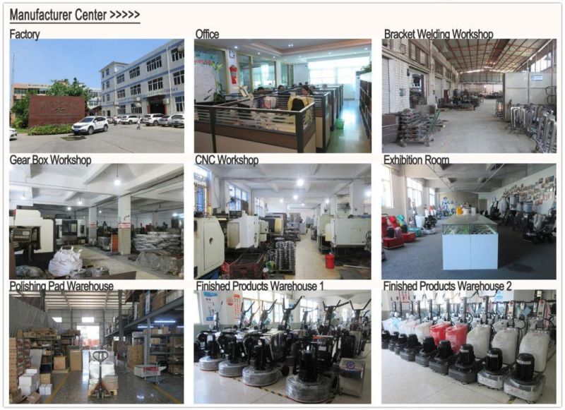CE Certificated Concrete Floor Grinding Machine with High Quality