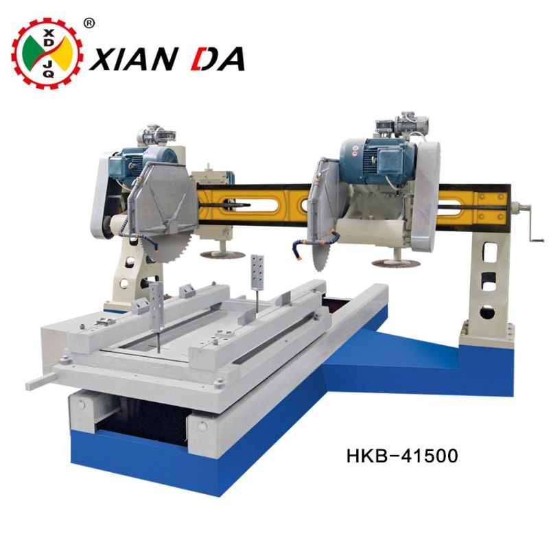 Xianda Four Blade Edge Cutting Machine for Circular Slab/ Marble & Granite Column Slab Cutting Machine Hkb-41500