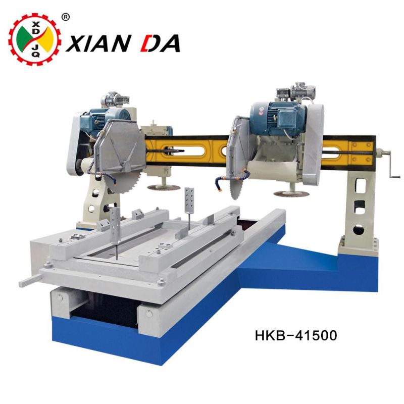 Xianda Four Blade Edge Cutting Machine for Circular Slab/ Marble & Granite Column Slab Cutting Machine Hkb-41500