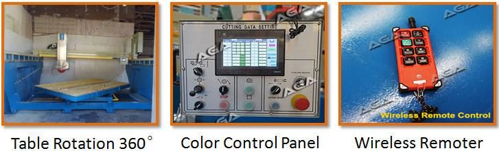Infrared Stone Bridge Saw Auto CNC Machine Cutting Countertops&Slabs&Tiles (XZQQ625A)
