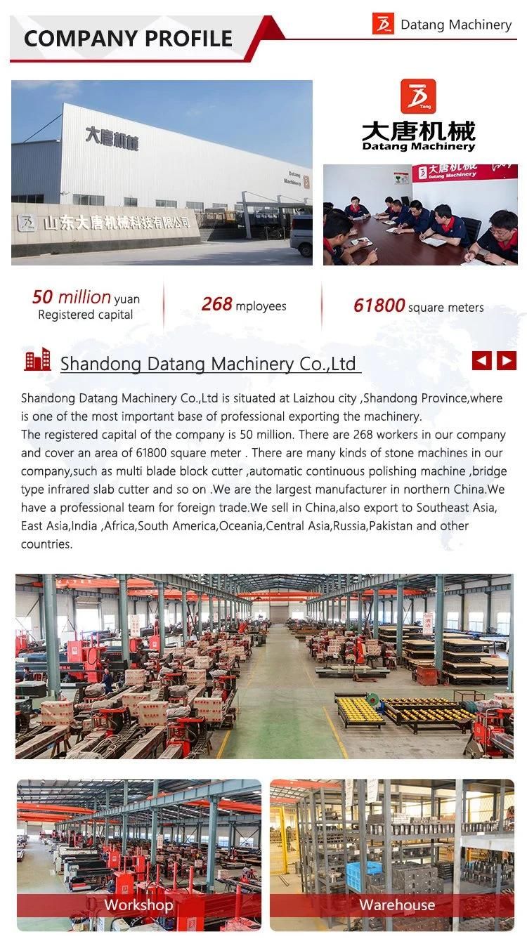 China Datang Marble Granite Stone Polishing Machine Slabs Polishing Machines