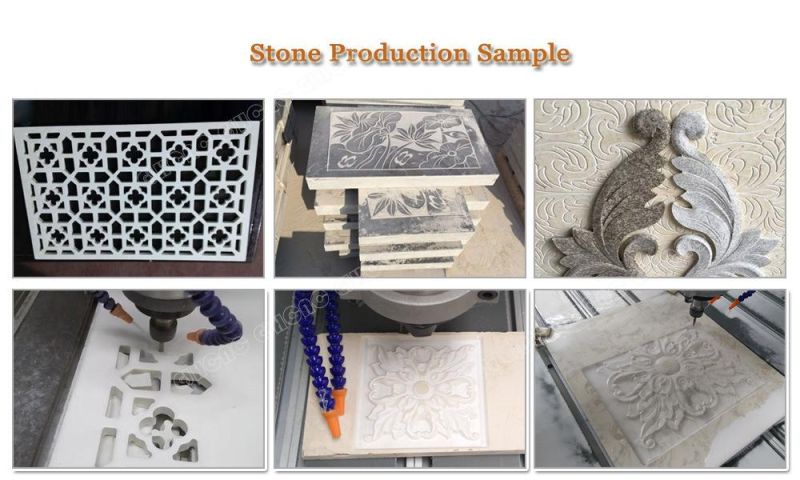Two Spindles, Marble, Granite Engaraving Machine, CNC Stone Router