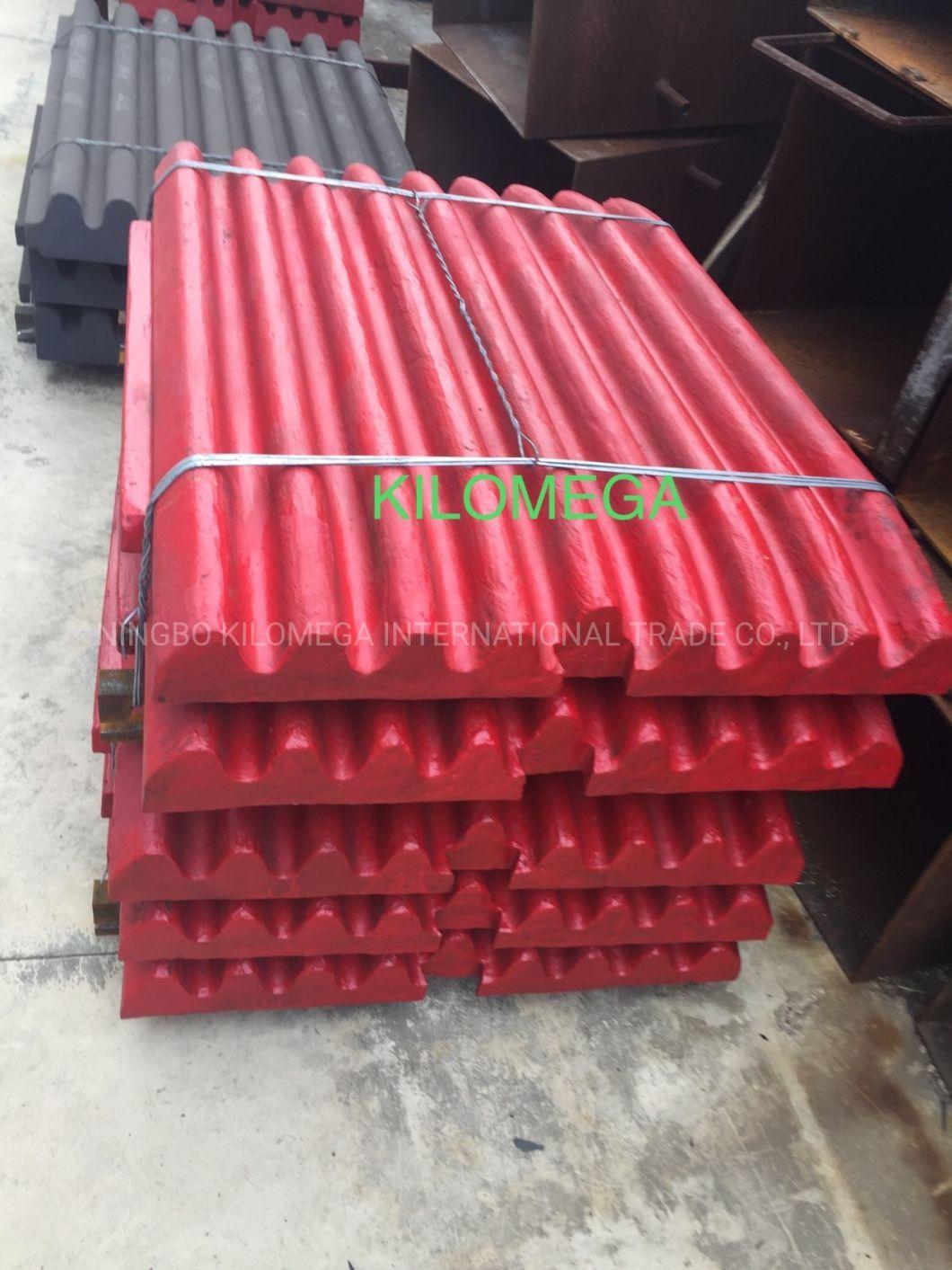 Jaw Crusher Wear Parts Jaw Plate in Mining